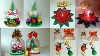 4 Manualidades Navideñas Con Material Reciclado  Adornos Navideños 2020 [upl. by Kcirdde69]