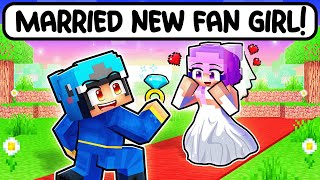 Omz MARRIED A NEW CRAZY FAN GIRL in Minecraft [upl. by Il771]