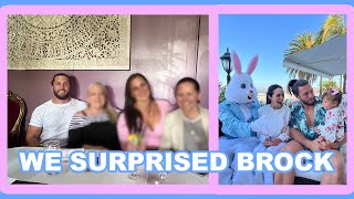 WE SURPRISED BROCK  Scheana Shay [upl. by Enileme]