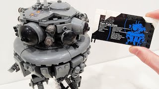 LEGO Star Wars Imperial Probe Droid Review [upl. by Aerdnael457]