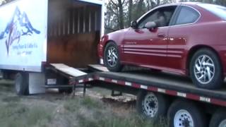 loading car into box truck [upl. by Norraj]