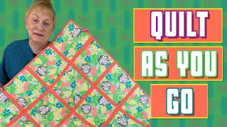 Quilt As You Go Sewing Tutorial  The Sewing Room Channel [upl. by Ardiek]