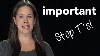 How to Pronounce IMPORTANT  American English [upl. by Sheba]