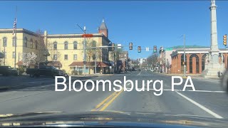 Driving Around Bloomsburg PA [upl. by Aimit363]