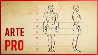 Como dibujar el Cuerpo Humano  Proporciones [upl. by Ekud15]