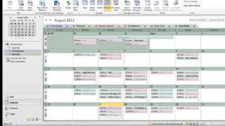 Create and Share Calendar in Outlook [upl. by Anyt]