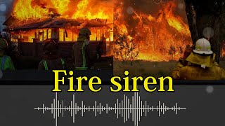 208 Fire siren  sound effect [upl. by Aivonas]