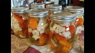 How To Pickle And Can Mixed Veggies [upl. by Reemas]