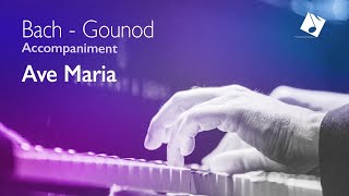 AVE MARIA  BachGounod FULL piano accompaniment [upl. by Drawyeh]