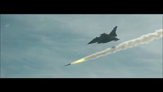 French Rafale B testing the Meteor airtoair missile [upl. by Itsrejk]