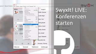 SwyxIt LIVE Konferenzen starten [upl. by Cristal]