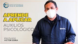 APRENDE A APLICAR LOS AUXILIOS PSICOLÓGICOS ANTE UNA CRISIS [upl. by Kiefer503]