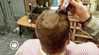 Barber Gives the Perfect Buzz Cut [upl. by Crifasi]