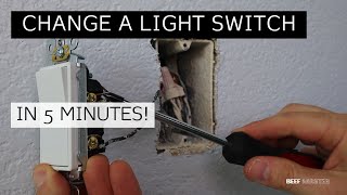 How To Change A Lightswitch [upl. by Aimal]