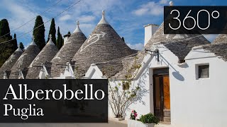 Alberobello in 360°  Puglia [upl. by Jacobs940]