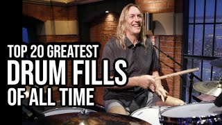 TOP 20 DRUM FILLS OF ALL TIME [upl. by Nimocks]