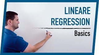 Einfache Lineare Regression Basics  Statistik  Mathe by Daniel Jung [upl. by Renrut33]