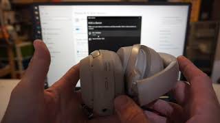 How to Pair Sony WH1000XM3  1000XM4 to a Windows 10 laptop [upl. by Ecirrehs]