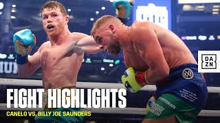 HIGHLIGHTS  Canelo Alvarez vs Billy Joe Saunders [upl. by Letreece]