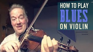 Blues Violin Tutorial  Play Along Blues Fiddle Licks [upl. by Modestia]