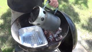 How To Set Up A Charcoal Grill For Smoking [upl. by Helge]