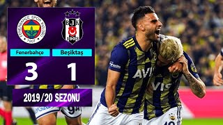 ÖZET Fenerbahçe 31 Beşiktaş  16 Hafta  201920 [upl. by Akciret]