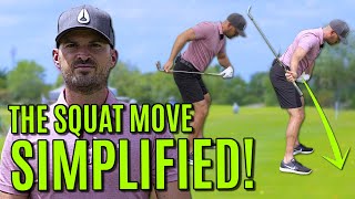 The Squat Move Simplified  How To Start The Downswing [upl. by Robbi]