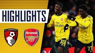 HIGHLIGHTS  Bournemouth 12 Arsenal  Emirates FA Cup [upl. by Neruat]