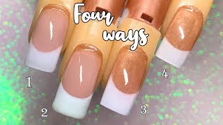 The French Manicure for Beginners  Acrylic Nail Tutorial [upl. by Nwahshar692]