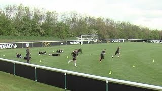 How to improve endurance and core strength  Soccer training drill  Nike Academy [upl. by Noira392]