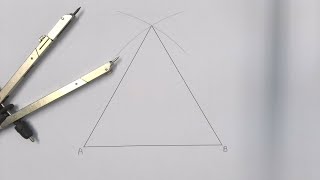 How to construct an equilateral triangle [upl. by Ibba16]