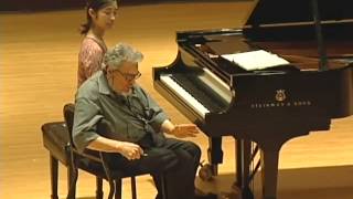 Leon Fleisher Masterclass Ravinia 2013 [upl. by Macfadyn618]