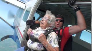 Skydiving at 90 years old [upl. by Cornall982]