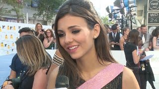 Victoria Justice interview  MTV Movie Awards 2015 [upl. by Adley96]