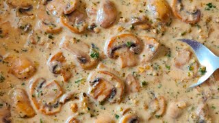 Creamy Mushroom Sauce Recipe [upl. by Lorac]