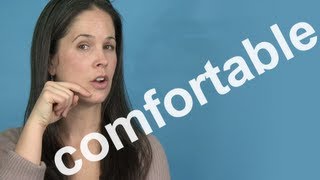 How to Pronounce COMFORTABLE  AMERICAN ENGLISH PRONUNCIATION [upl. by Buderus]