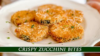 You´ve Never had Zucchini Like this  Crispy Zucchini Bites [upl. by Etteuqram]