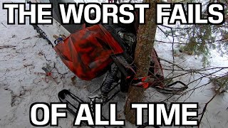 The Worst Snowmobile Fails Of All Time  Wrecks Broken Bones amp Stucks EPIC Compilation [upl. by Nytsyrk]