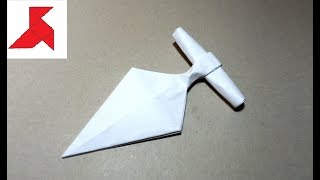 DIY  How to make a PUSH DAGGER from a4 paper [upl. by Nerol]