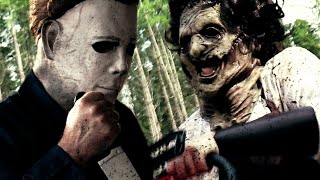 MICHAEL MYERS vs LEATHERFACE Halloween vs Texas Chainsaw Fan Film 2018 [upl. by Piderit]