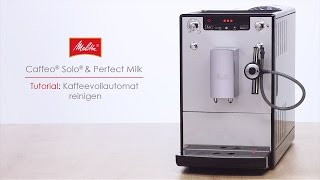 Melitta® Solo® amp Perfect Milk  Tutorial Kaffeevollautomat reinigen [upl. by Sinnek824]