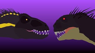 Indoraptor vs Scorpius Rex  Stick Nodes Animation [upl. by Zaob]