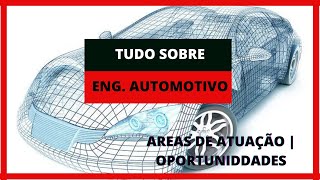 ENGENHEIRO MECÂNICO AUTOMOTIVO  O que faz  Profissões Engenharia [upl. by Celka]