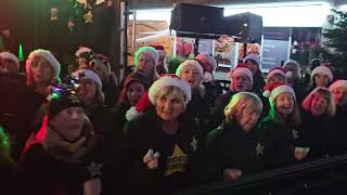 WHAT CHRISTMAS MEANS TO ME Rock Choir at Birkdale Lights Switch On 1st December 2024 [upl. by Haleehs]