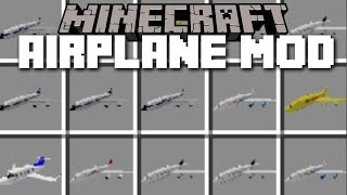 Minecraft AIRPLANE MOD  BOEING 707 PLANE CRASH [upl. by Naus489]