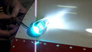 Installing LED nav  strobe 3way combination lights on wingtips  Part 11 [upl. by Calabresi]