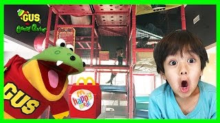 McDonalds Indoor Playground Playtime with Ryan ToysReview [upl. by Schellens]