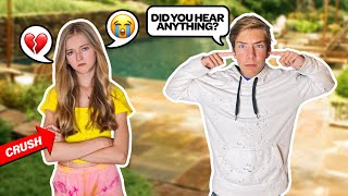 IGNORING My CRUSH For 24 HOURS To See How She REACTS CHALLENGE PRANK🤫🙉  Sawyer Sharbino [upl. by Ecinerev]