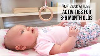 MONTESSORI AT HOME Activities for Babies 36 Months [upl. by Olnton]