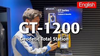 TOPCON Geodetic Total Station GT1200 English [upl. by Azeret]